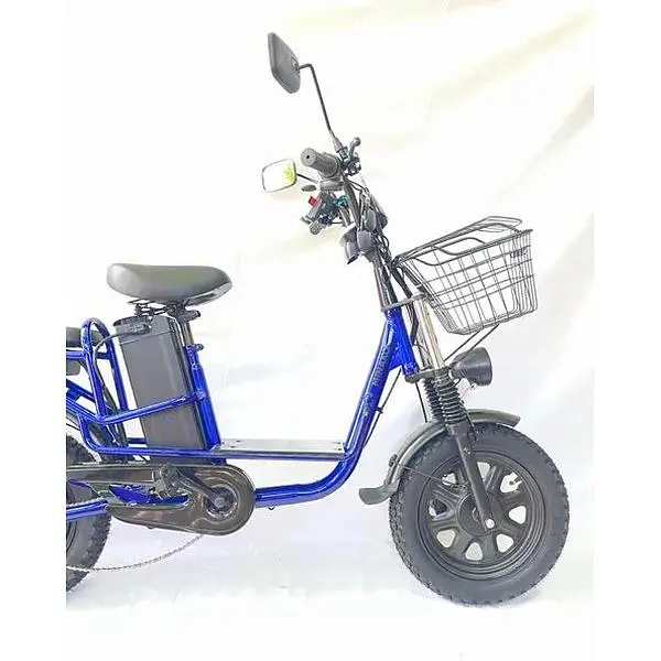 Электровелосипед Minako Monster Pro 16" 1000W 60V 30Ah гидравлические тормоза синий - фото 4