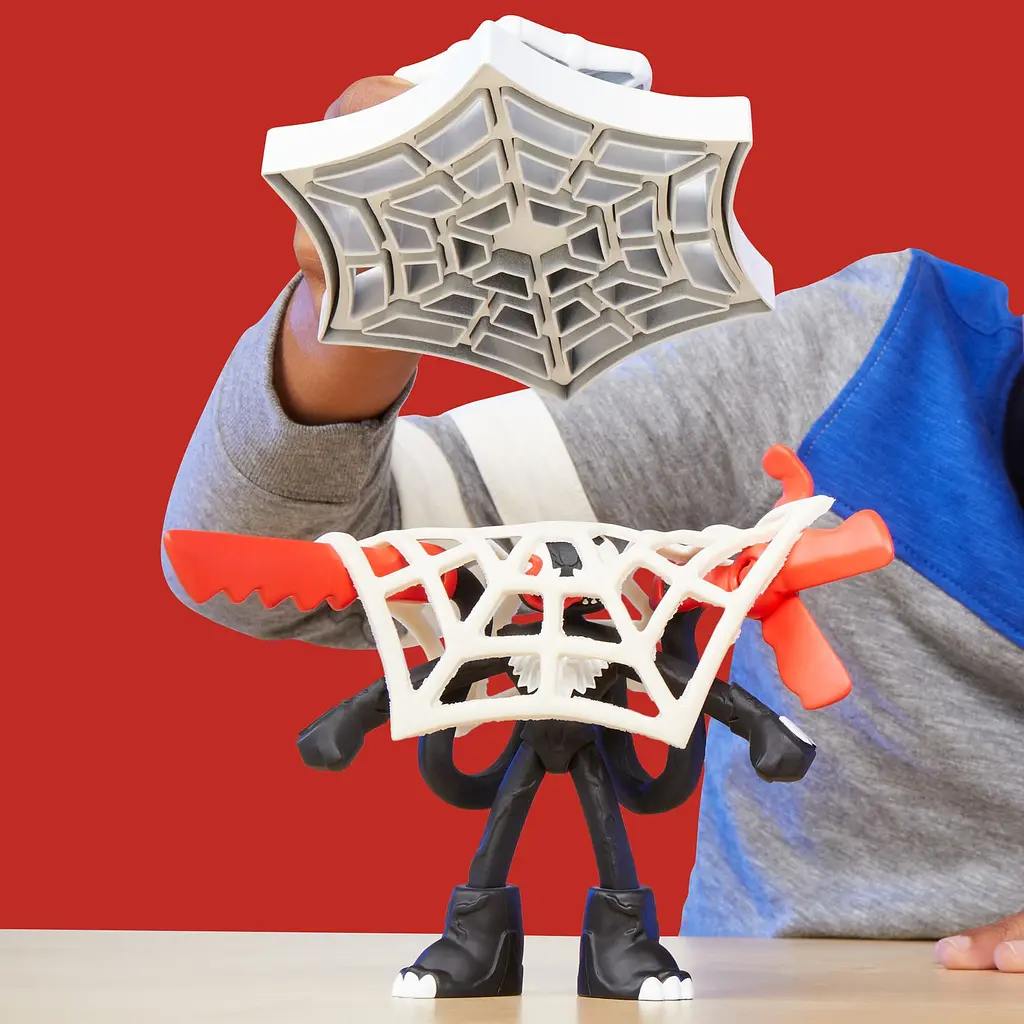 Набор для творчества Hasbro Play-Doh Marvel с массой для лепки Человек-паук (F9827) - фото 9