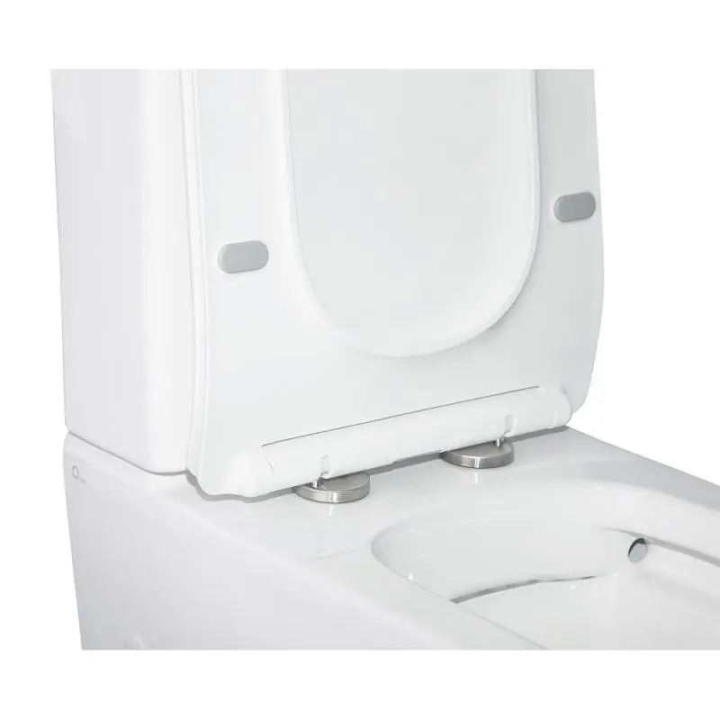 Унітаз-компакт Qtap Crow безободковий з сидінням Soft-close QT05222170W - фото 4