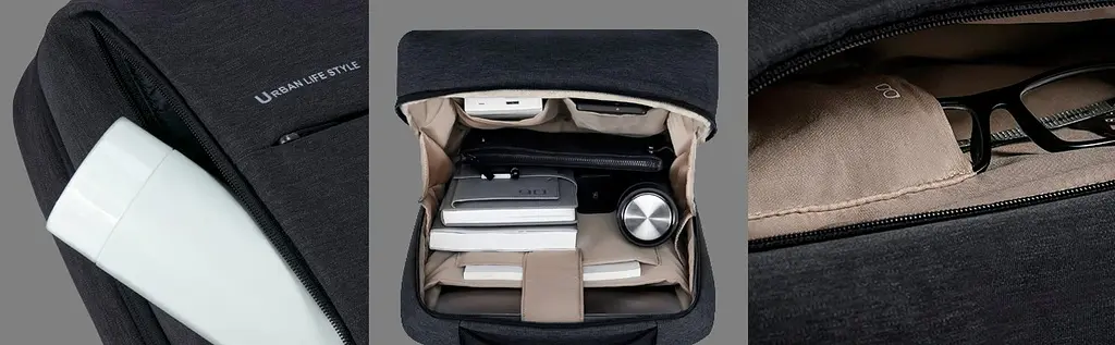 Рюкзак Xiaomi Mi Minimalist Urban Backpack 2 17 л серый [DSBB03RM] [21415] - фото 6