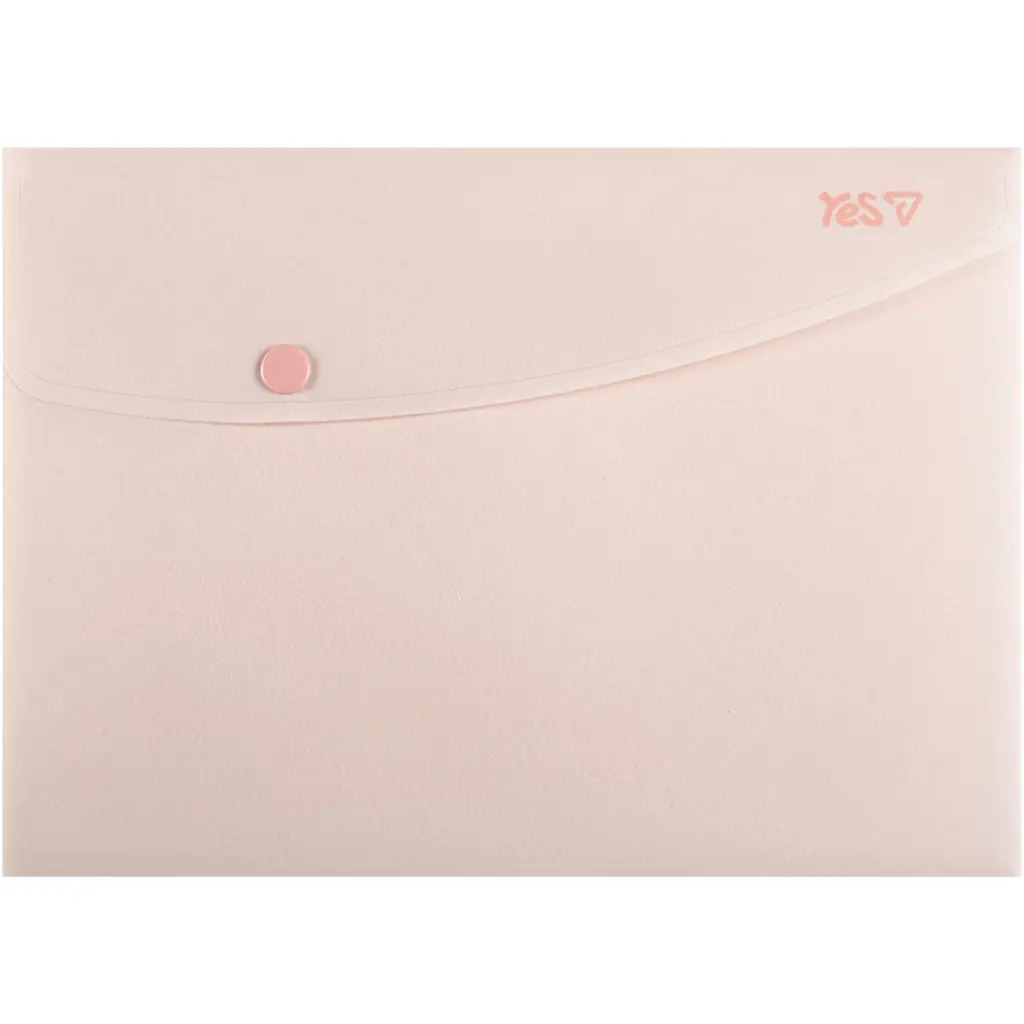 Папка-конверт Yes Fusion Рowdery А4 на кнопці (492397) - фото 2
