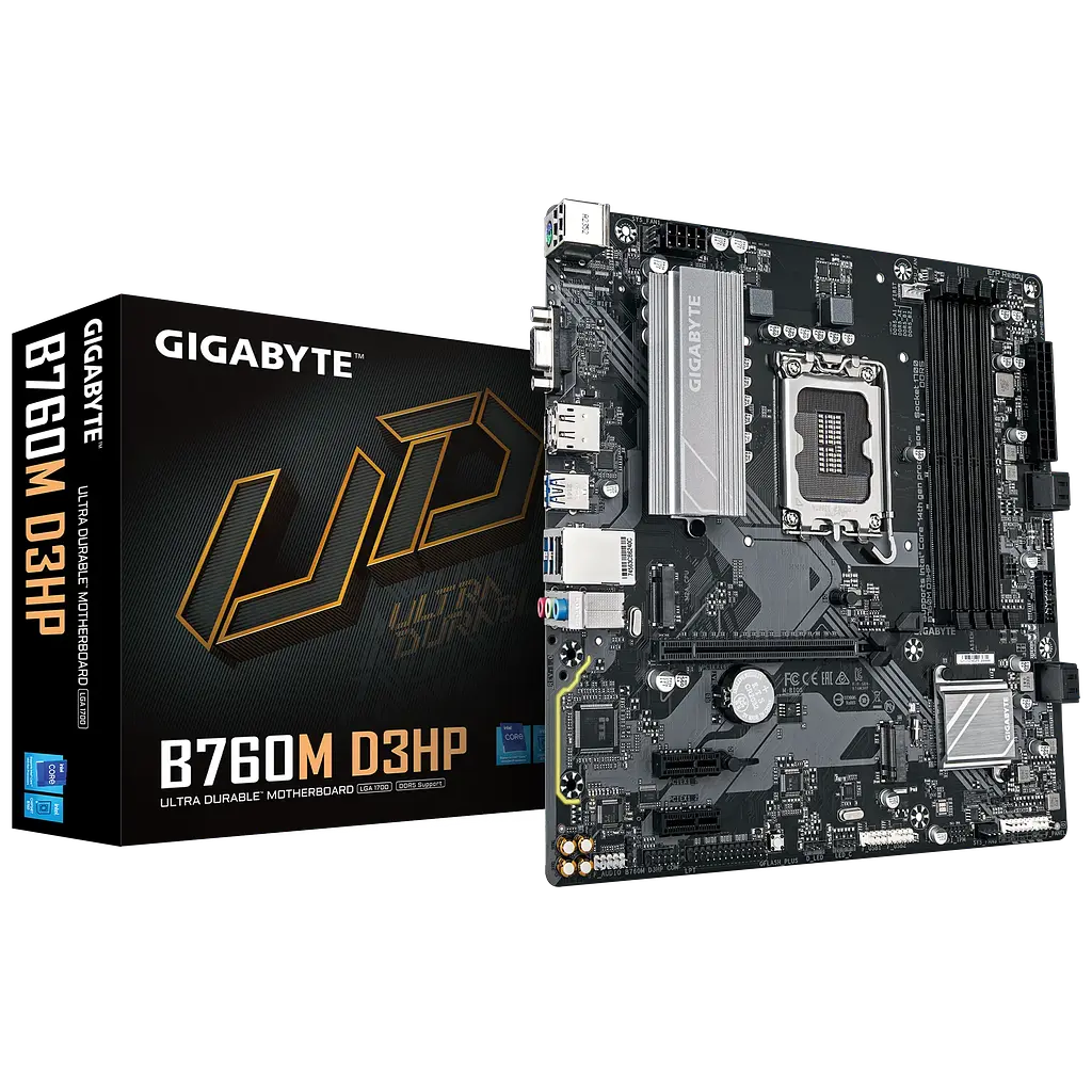Материнська плата Gigabyte B760M D3HP Socket 1700 (B760M D3HP) - фото 4