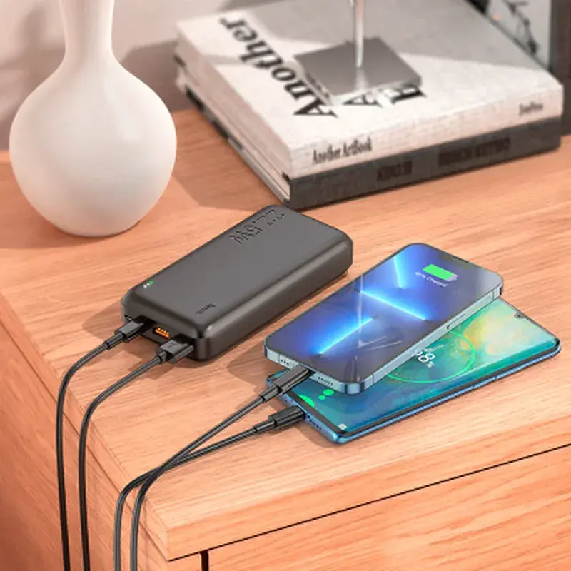 Батарея універсальна HOCO 20000mAh, 22.5W, Black (J101A / 45365) - фото 5