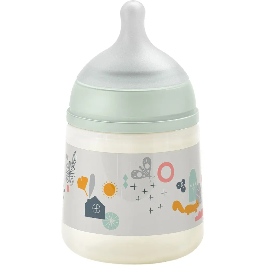 Бутылочка  Suavinex A walk in the park физиологическая соска медленный поток 150 мл зеленая (308314) - фото 2