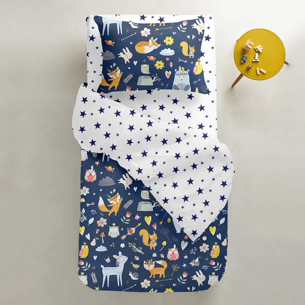 Простирадло полуторне Cosas Stars CS4 155х240 см (StarsBigBlue_155s) - фото 3