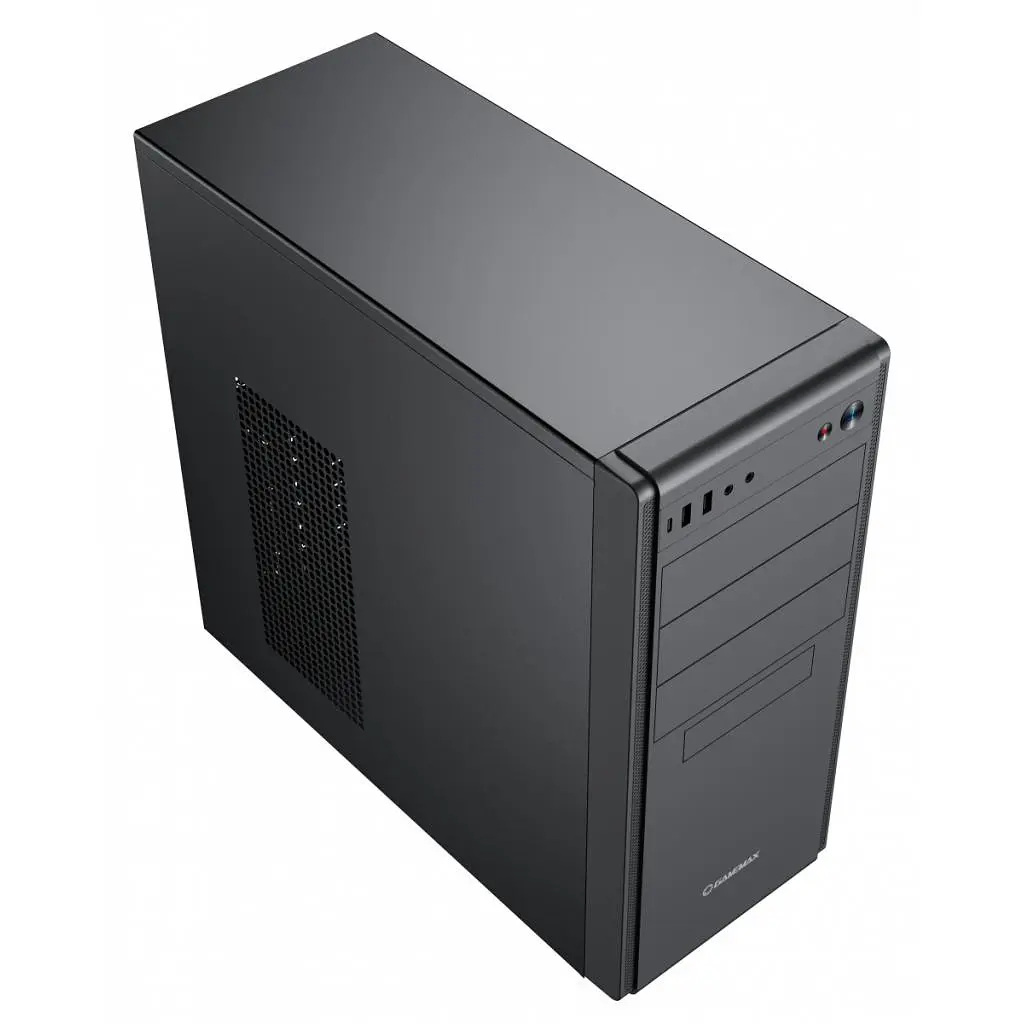 Корпус GameMax MT816-2U3-TYC Black, без БЖ, Mid Tower, ATX / Micro ATX / Mini ITX, 2xUSB 3.0, Type-C, 420x185x464 мм, 0.6 мм - фото 4