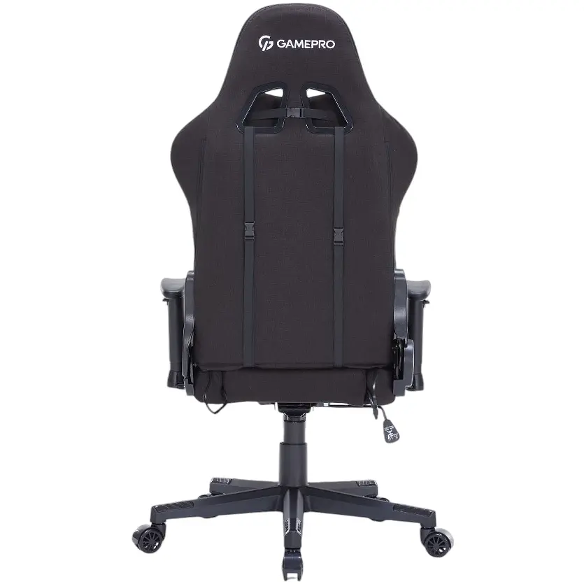 Игровое кресло GamePro RGB Size L Fabric Black (GC700FB) - фото 15
