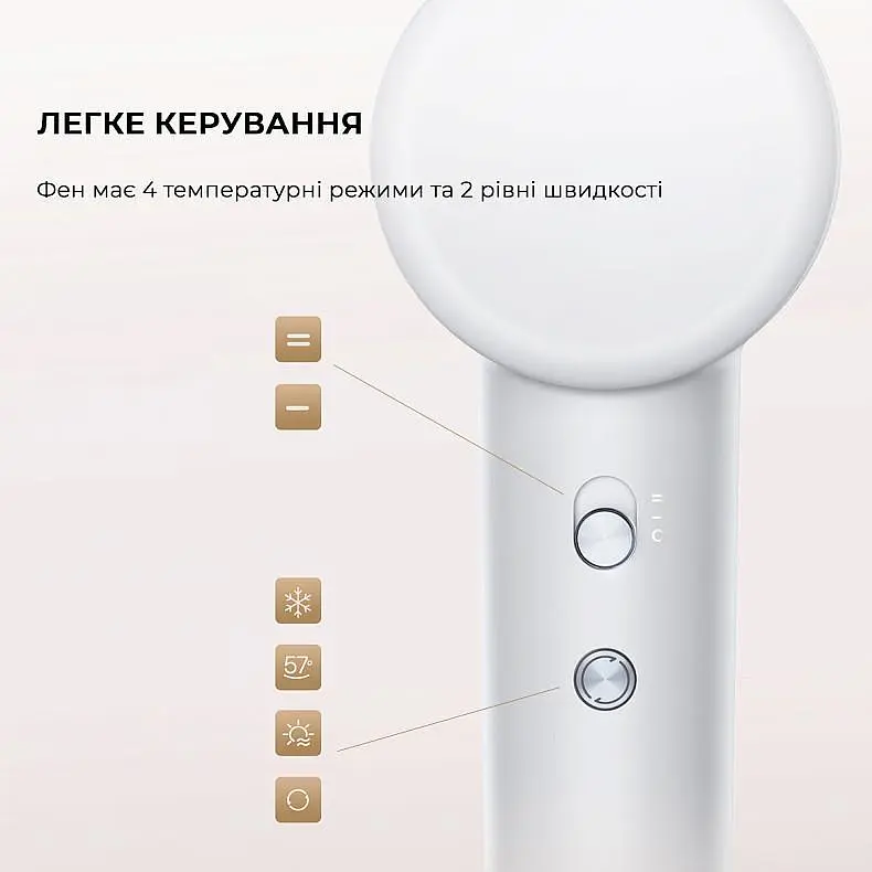 Фен Dreame Hair Dryer Gleam AHD12A-GR Grey - фото 9