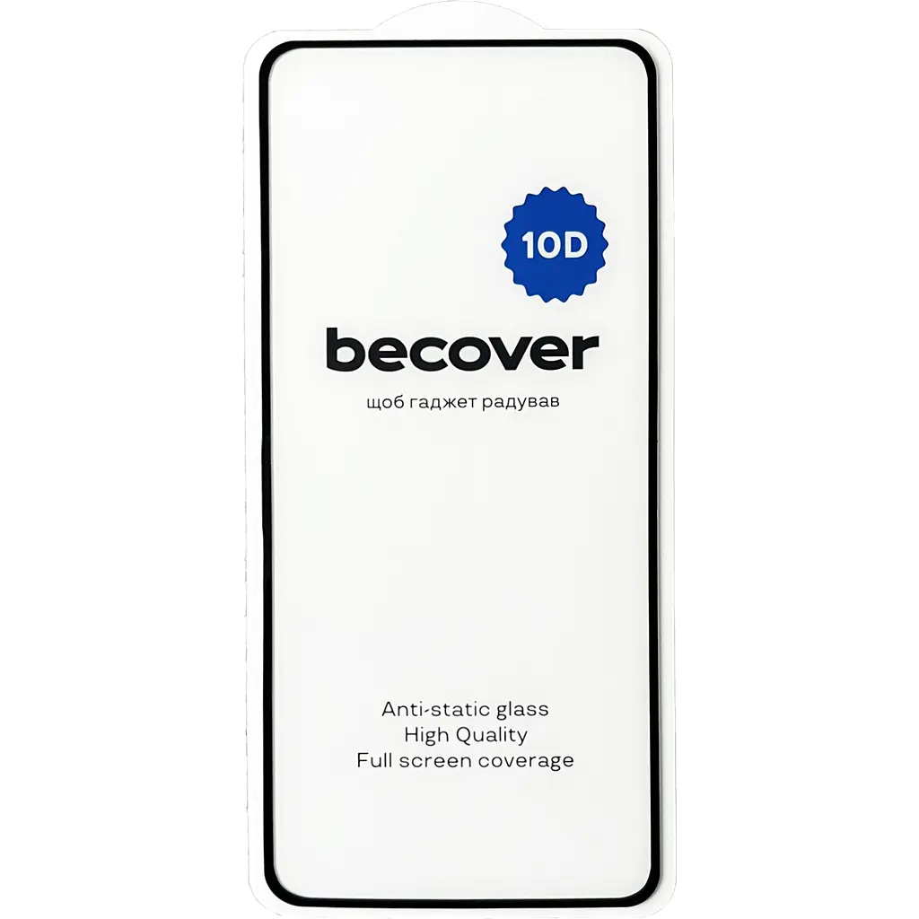 Захисне скло BeCover для Motorola Moto G84 10D Black (712333) - фото 3