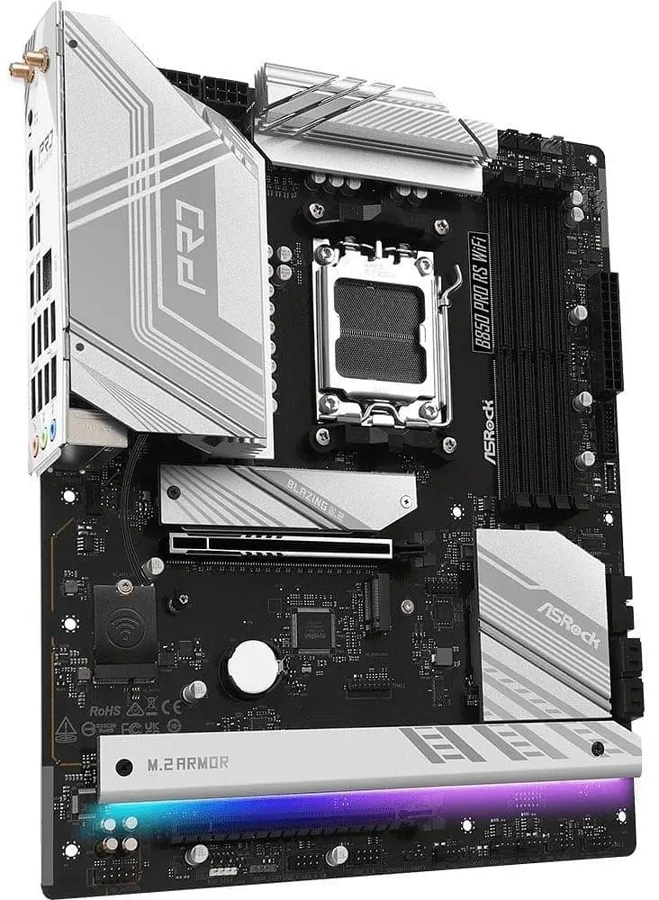Материнська плата AsRock B850 PRO RS WIFI (B850 PRO RS WIFI) (Socket AM5, AMD B850, ATX) - фото 3