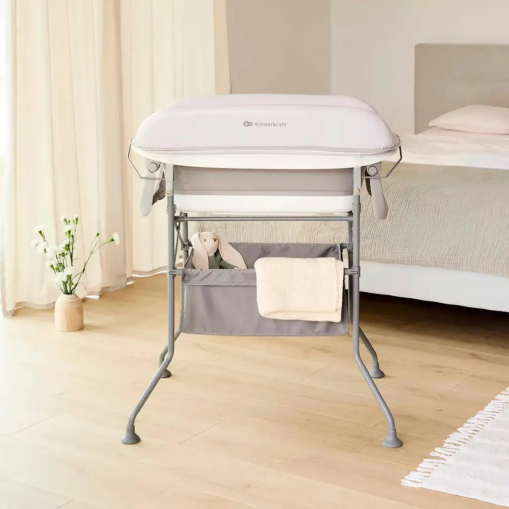 Столик для пеленання з ванночкою Kinderkraft Bubbly Grey (KABUBB00GRY0000) - фото 12