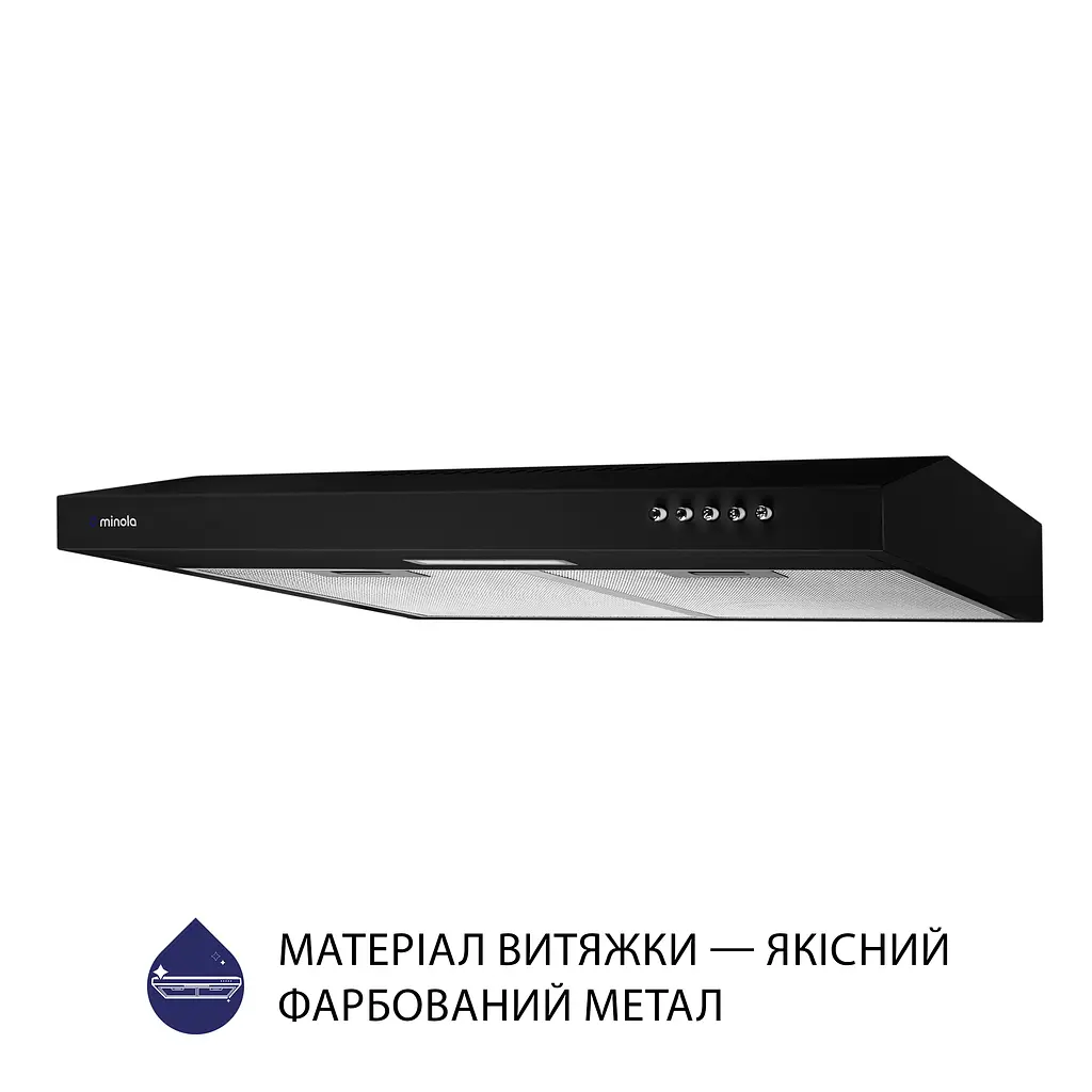 Витяжка плоска MINOLA HPL 613 BL - фото 3