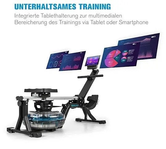 Гребной тренажер на воде Capital Sports Flow M1 (10033785) - фото 7