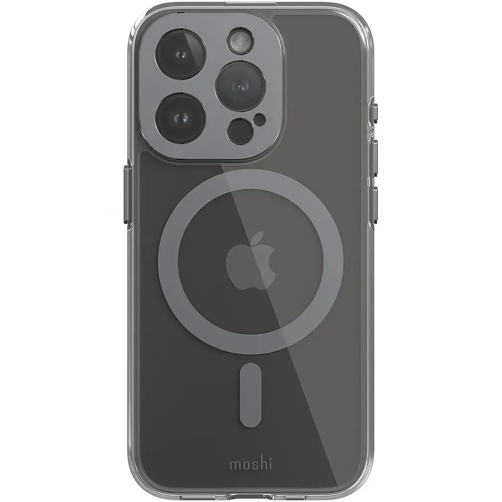 Чохол-накладка Moshi iGlaze Slim Hardshell Case Meteorite Gray для iPhone 15 Pro (99MO231007) - фото 3