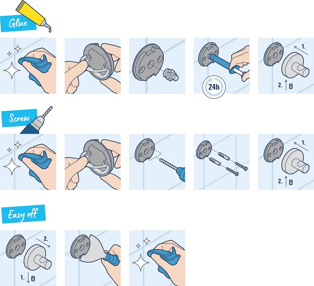 Полиця для душу з тримачем Grohe QuickFix Start Cube 411072430, Чорний матовий - фото 5