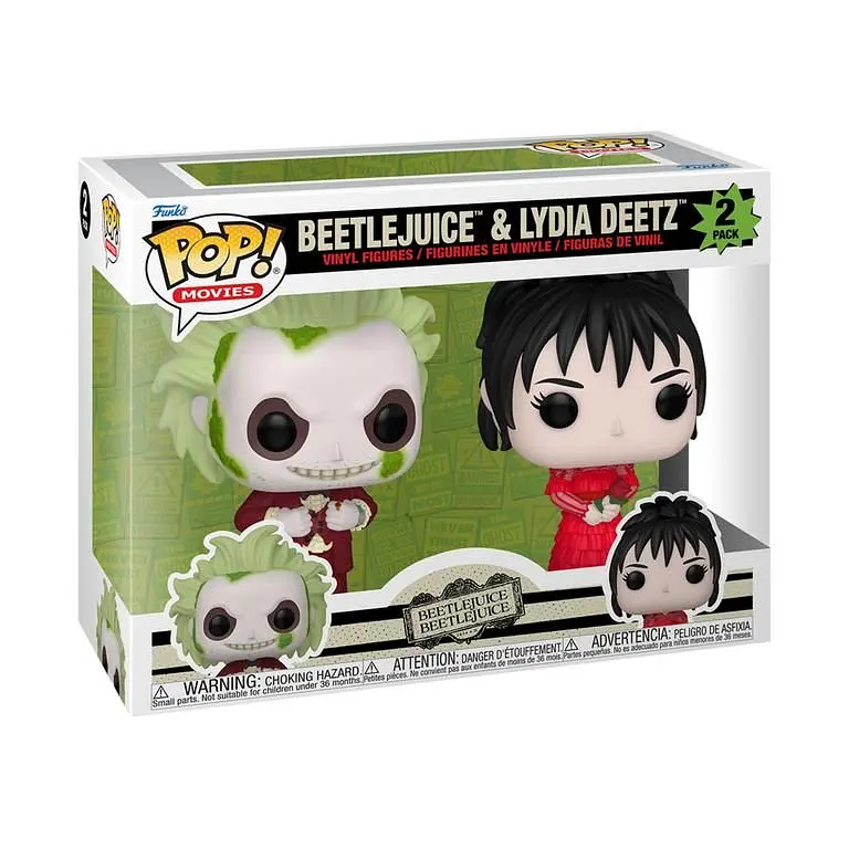 Фігурка Funko Pop Бітлджус Бітлджус і Лідія Дітц Beetlejuice Beetlejuice and Lydia Deetz 10 см FP B BLD2 - фото 3