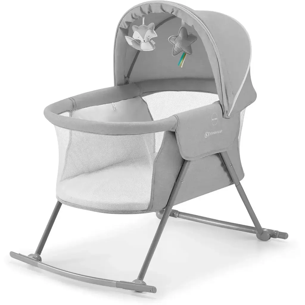 Люлька-качалка 3 в 1 Kinderkraft Lovi Grey (KKLLOVIGRY0000) - фото 2