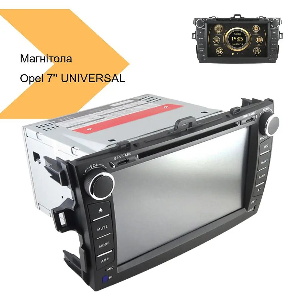 Штатная магнитола Opel Universal 7'' Android 12 4+32GB - Carplay-IPS (43193-op-721s_4851) - фото 4