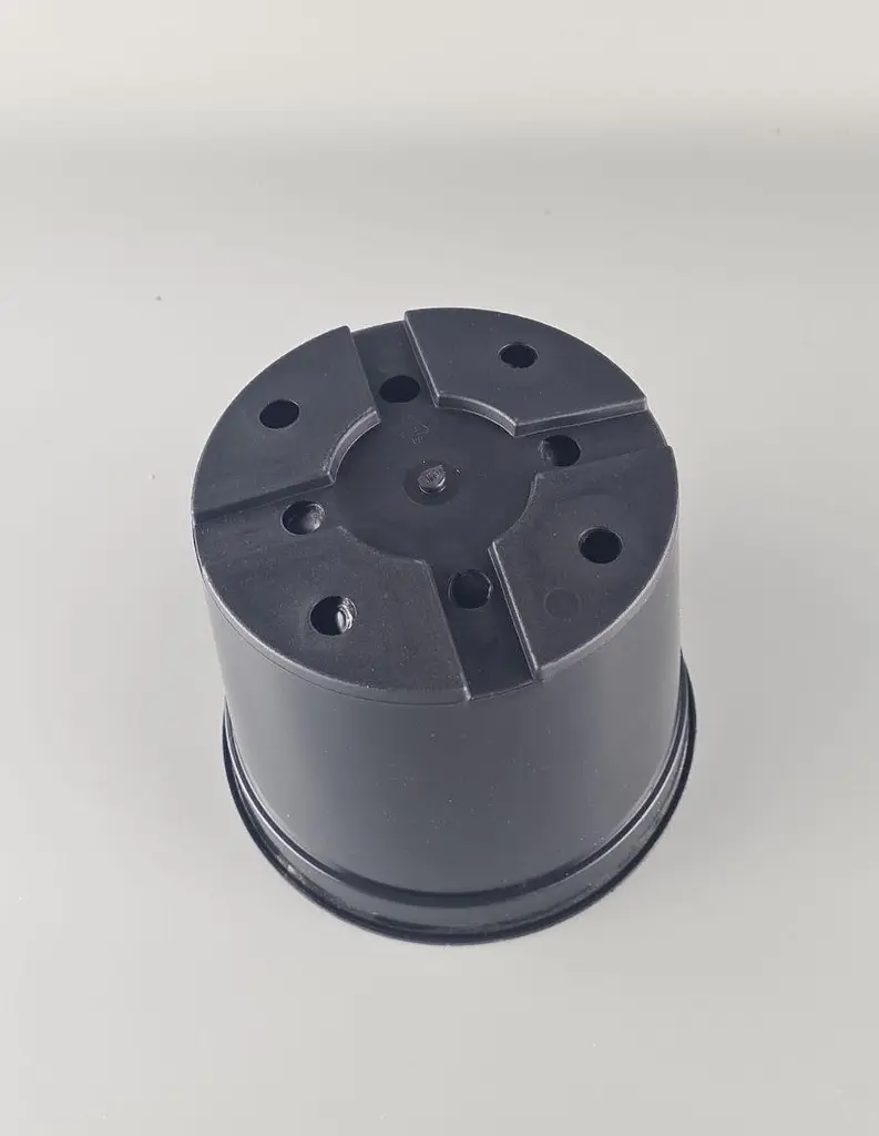 Горщик пластиковий для розсади 3000 мл, з отворами, діаметр 19 см, 65 штук - фото 3