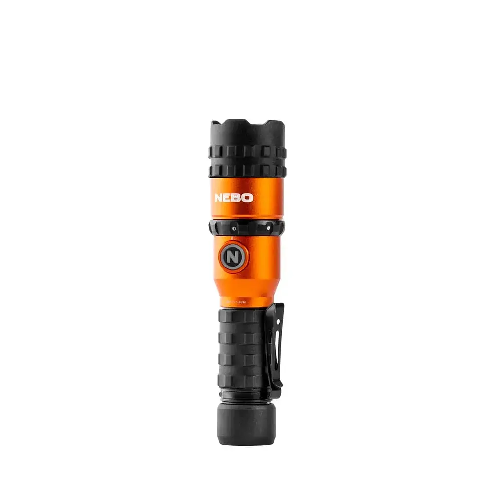 Фонарь ручной Nebo Master Series FL 750 Черно-оранжевый - фото 2