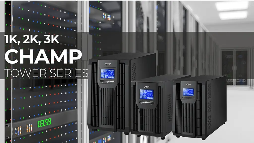 ДБЖ безперервної дії (Online) FSP Champ 1000VA, Schuko CH-1101TS (PPF8001300) - фото 4