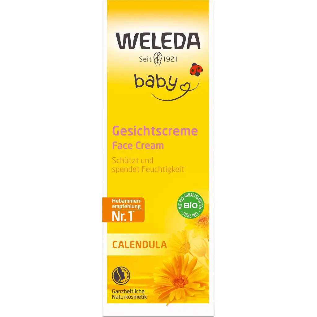 Дитячий крем Weleda Календула дитячий крем для обличчя 50 ml (4001638096614) - фото 3