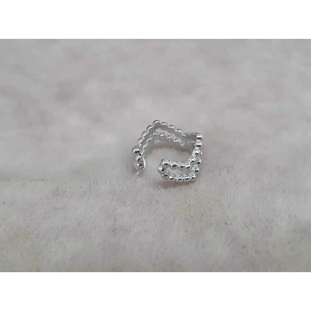 Серебряная серьга-кафф на хеликс Umax. 70125U - фото 3