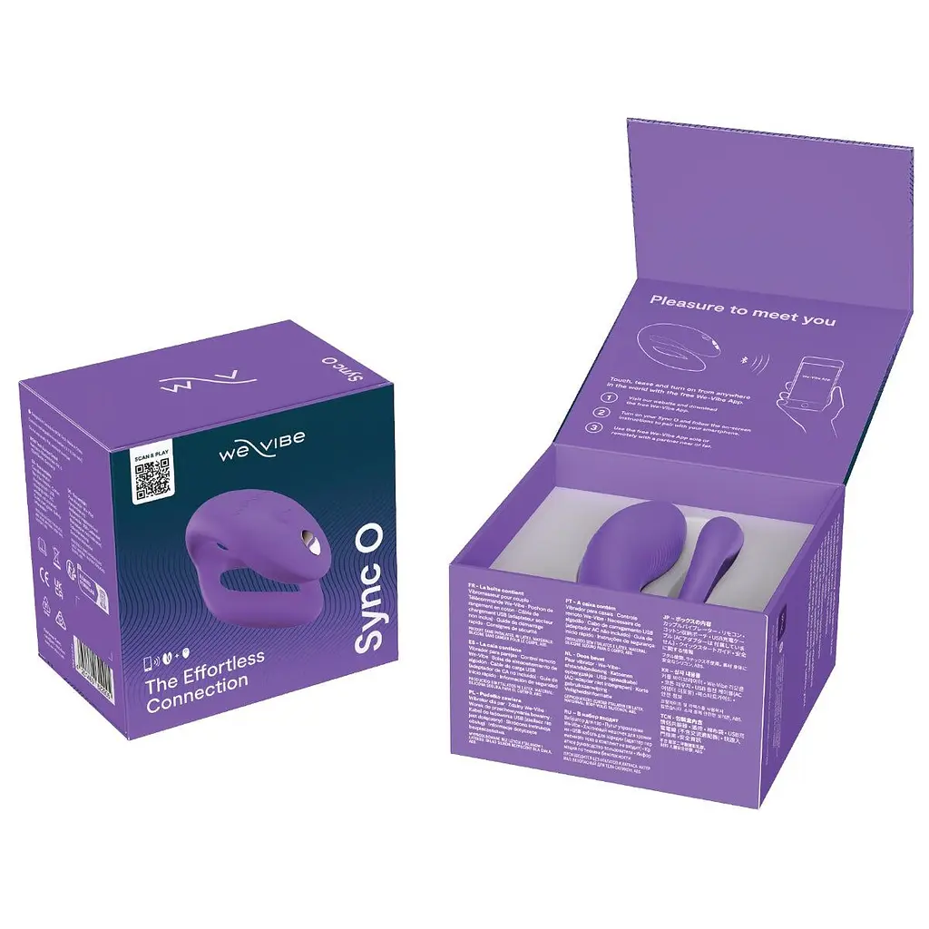 Смарт-вібратор для пар We-Vibe Sync O Light Purple, пульт ДК - фото 9