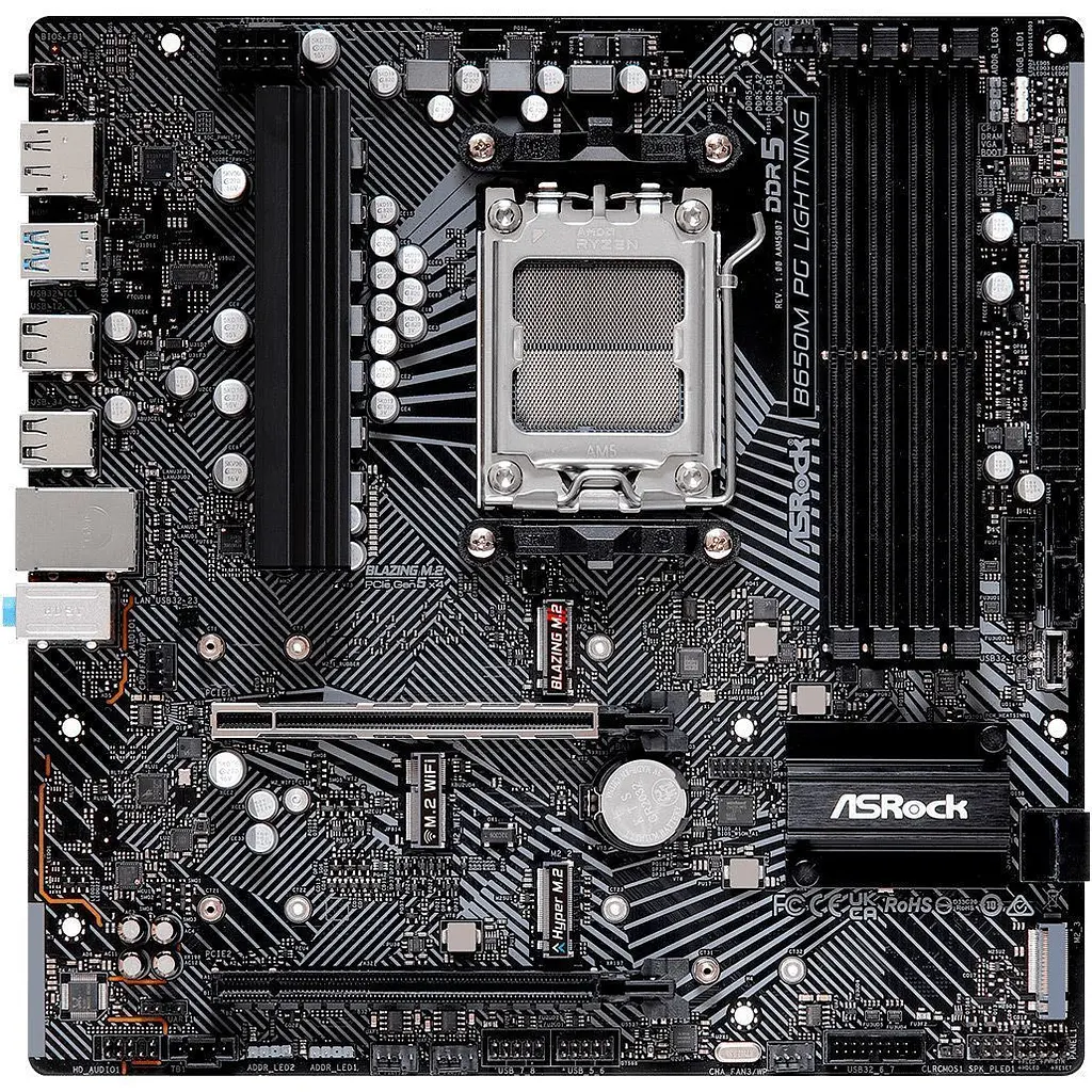 Материнська плата ASRock B650M PG Lightning [140213] - фото 3
