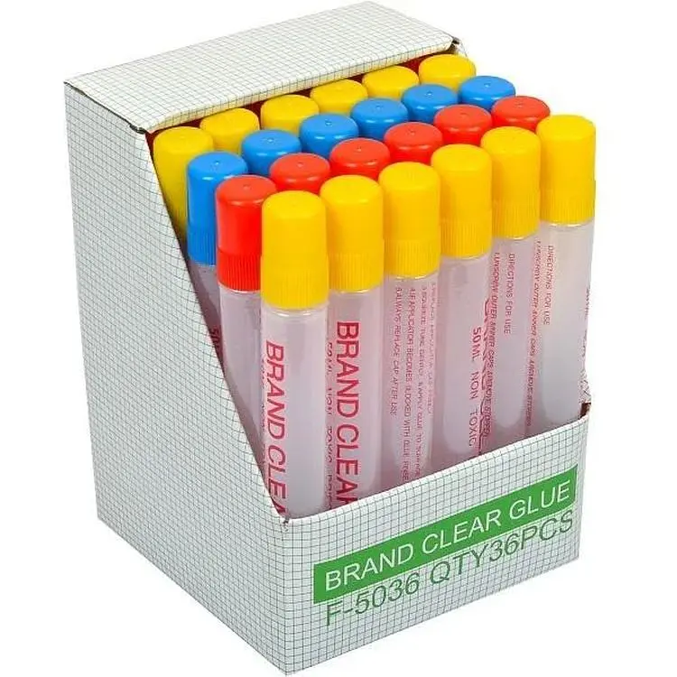 Силікатний клей Bambi 97852 з губкою 50 мл в асортименті - фото 2