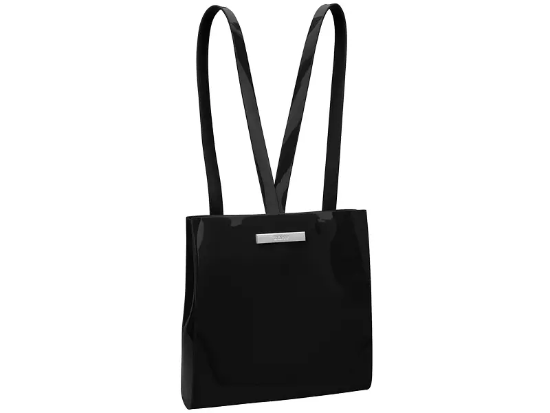 Жіноча каучукова сумка-рюкзак трансформер Closer Bag чорна Zaxy sum0028698 - фото 11