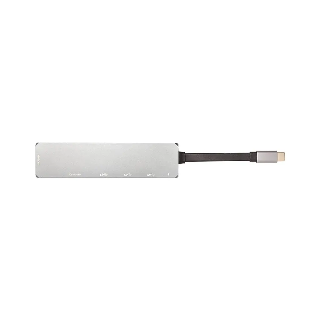 Концентратор USB 3.1 Type-C to USB Hub, HDMI, Card Reader (SD, micro SD) PowerPlant (CA912094) - фото 2