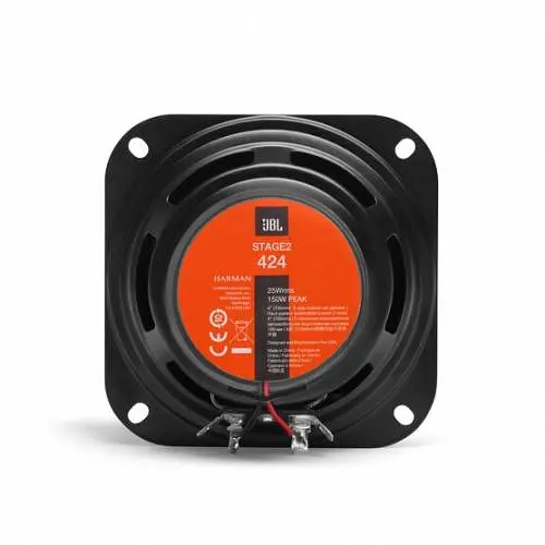 Автомобільна акустика JBL Stage2 424 2-х смугова коаксіальна 10 см кругла 25 Вт - фото 3