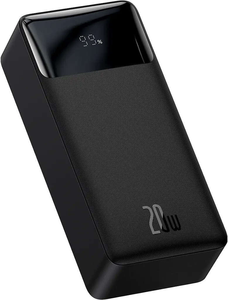 Портативний акумулятор Baseus Bipow Digital Display 20W 30000mAh black (PPDML-N01) - фото 2