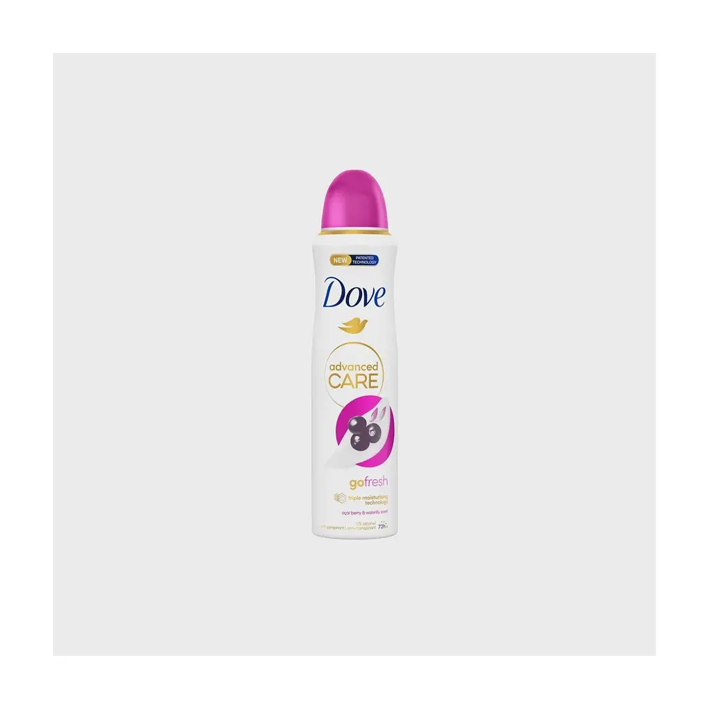 Антиперспірант Dove Go Fresh Ягоди асаї та Водяна лілія 150 мл (8720181291401/8720181291418)