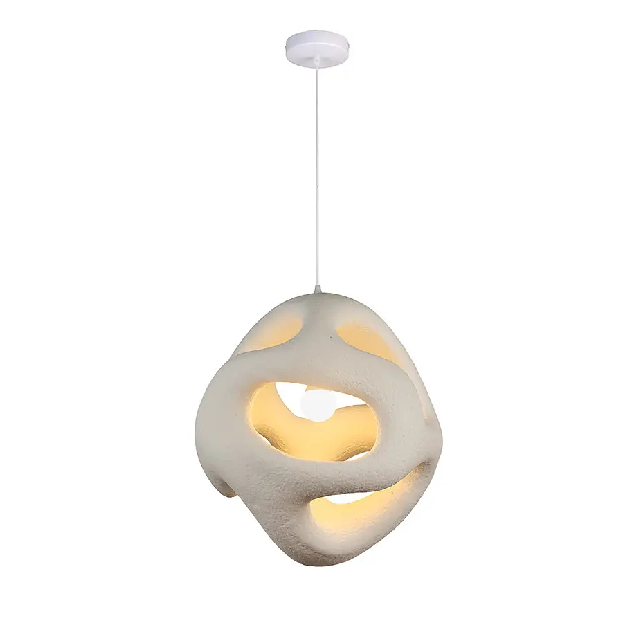 Подвесной светильник Levistella 8058031-1 (450x500) WH, одиночный, винтажный, плафон 450x500 мм, для гостиной - фото 2