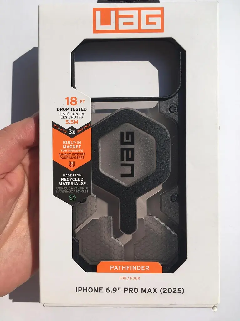 Чохол протиударний UAG Pathfinder MagSafe для iPhone 17 Pro Max (6.9") Clear Ash 114552113140 - фото 2