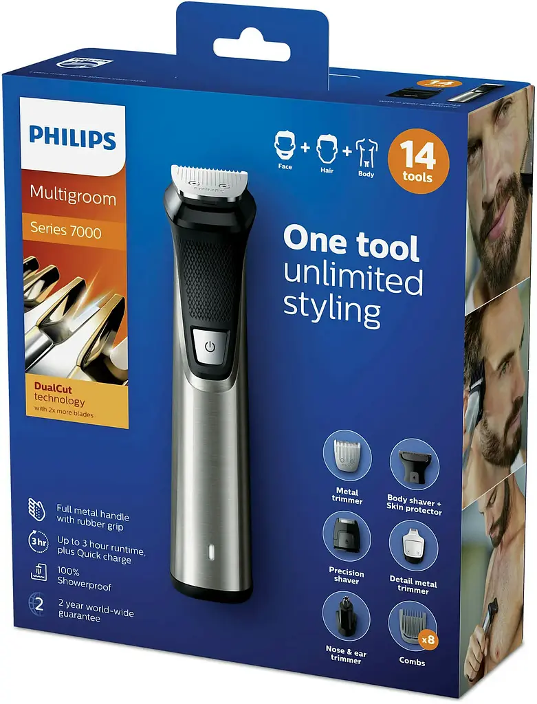 Тример універсальний Philips Multigroom Series 7000 (MG7745/15) - фото 7