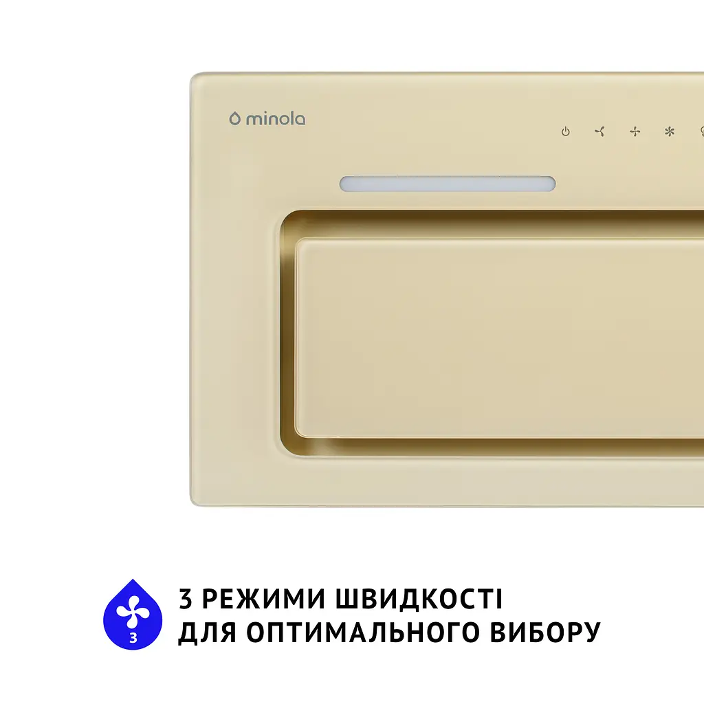 Витяжка повновбудована MINOLA HBI 6873 IV GLASS 1200 LED Line - фото 8