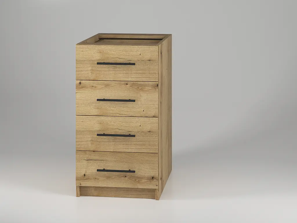 Тумба під стіл ОП-404 Orange-Line 400х600х734 Дуб Евок прибережний - фото 2