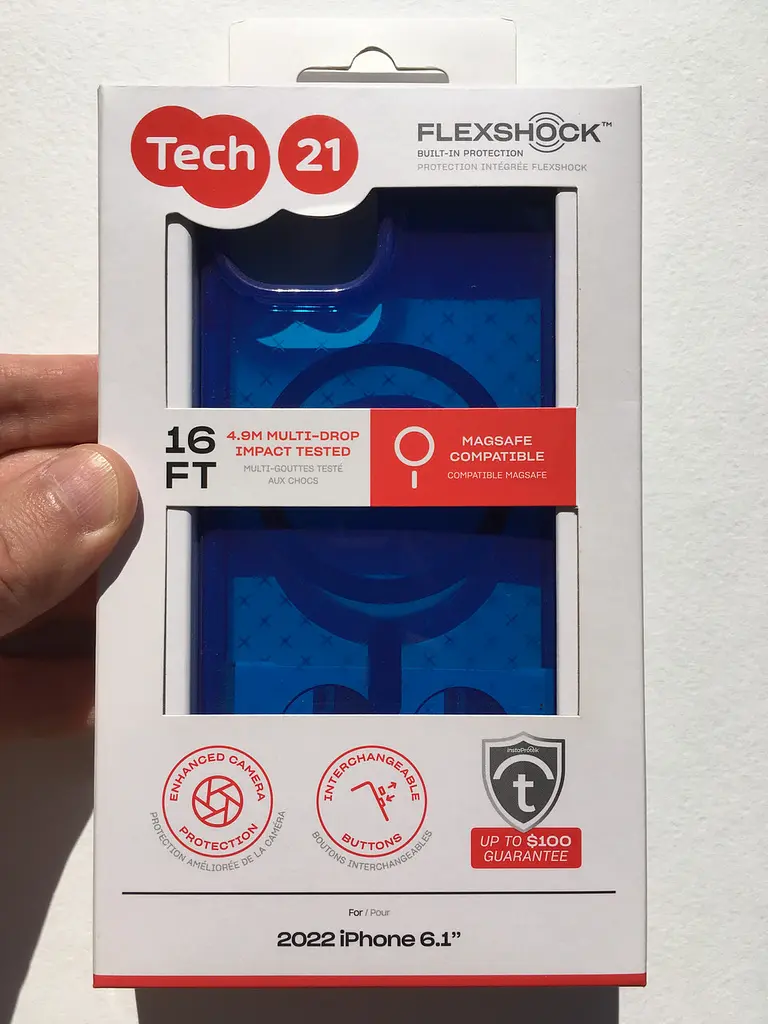 Оригінальний протиударний силіконовий чохол для iPhone 14/13 Evo Check MagSafe Blue T21-9818 - фото 6