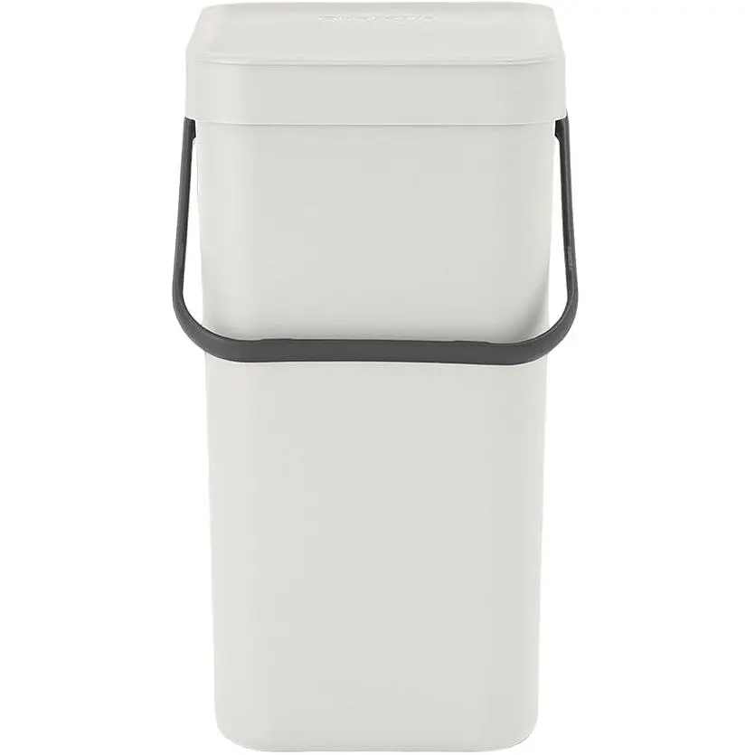 Ведро мусорное Brabantia Sort&Go 12 л светло-серое (213281) - фото 2