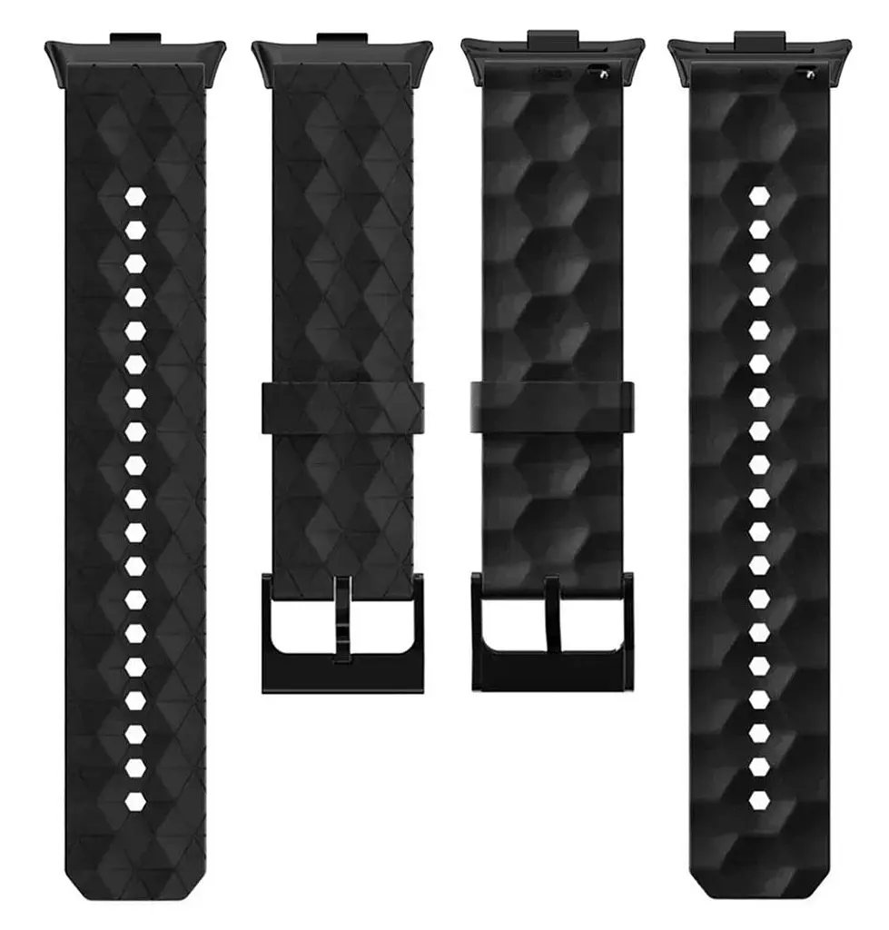Ремінець Primolux Dimond силіконовий для годинника Xiaomi Redmi Watch 5 / Xiaomi Smart Band 9 Pro - Black - фото 5