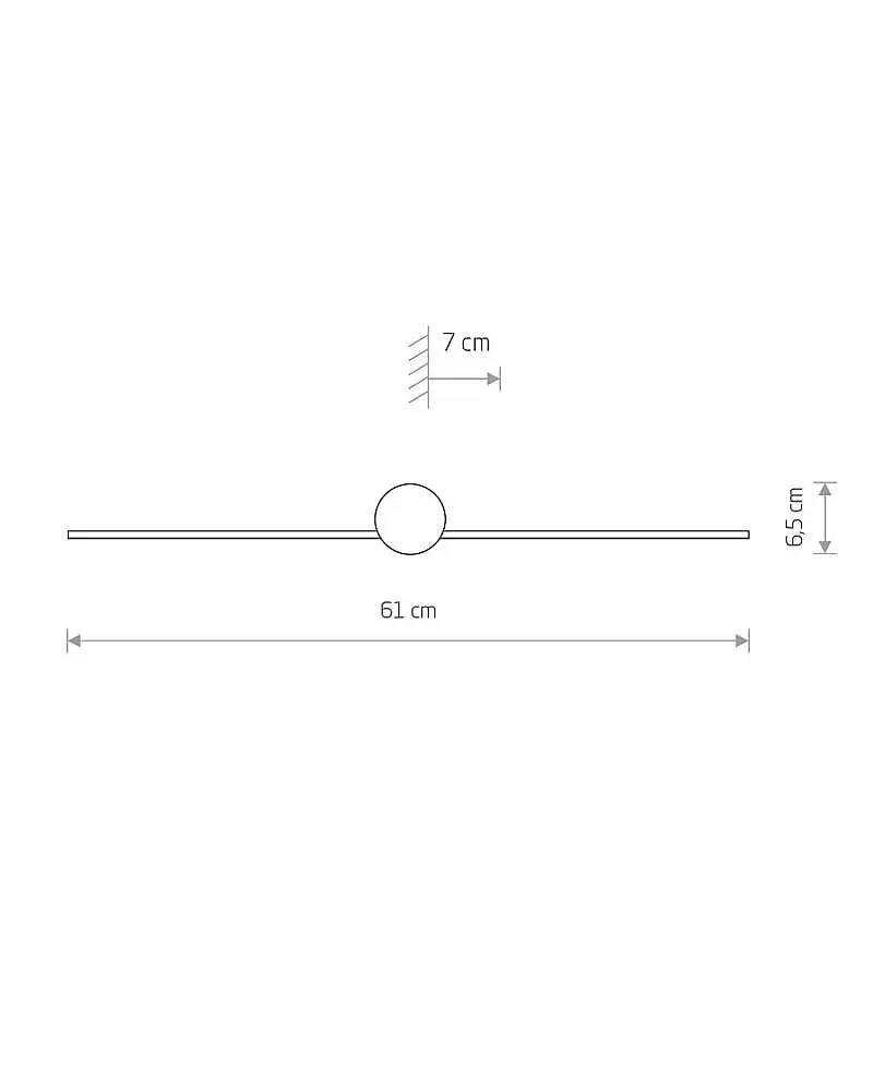 Бра Nowodvorski 8127 Pin Led S - фото 4