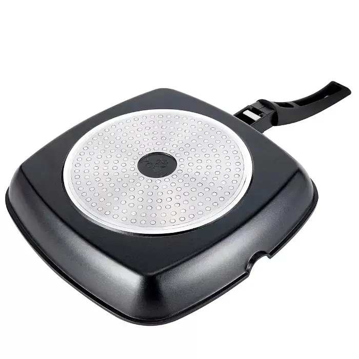 Сковорода гриль Kohen Profi-T grill 28x28 см (KN91027) - фото 4