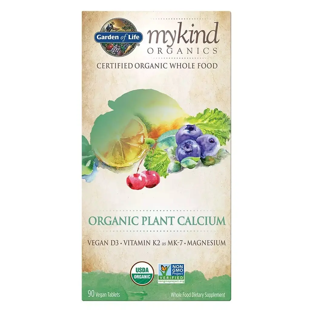 Кальцій органічний Garden of Life MyKind Organics Organic Plant Calcium 90 таблеток - фото 2