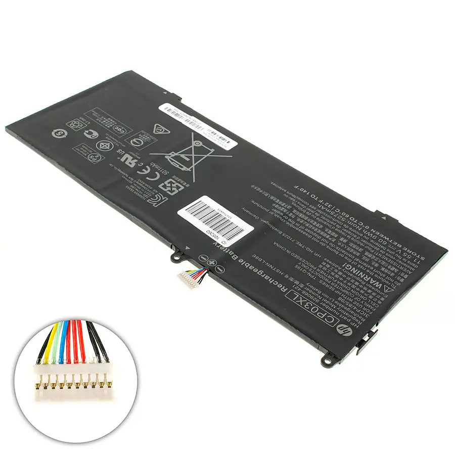 Акумулятор для ноутбука HP CP03XL (Spectre X360 13-AE) 11.55V 5275 mAh 60.9Wh Black (929066-421) - фото 2