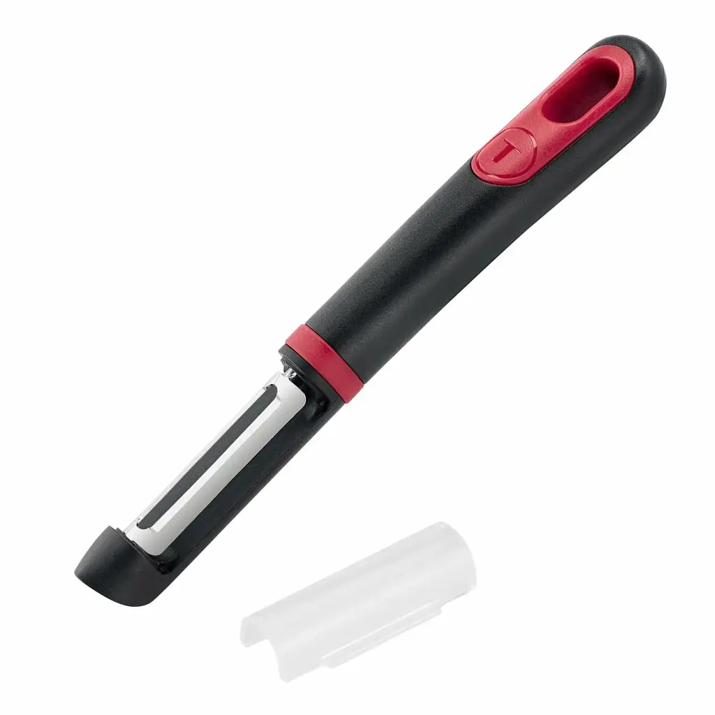 Овочечистка Tefal Ingenio+ вертикальна 17.3 см червоно-чорний (K1992034) - фото 7