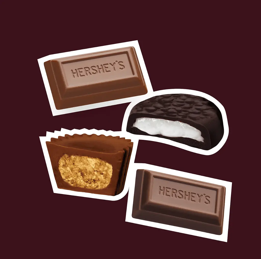 Цукерки Hershey's Reese's York Zero Sugar Assorted Flavored Candy 439г - фото 3