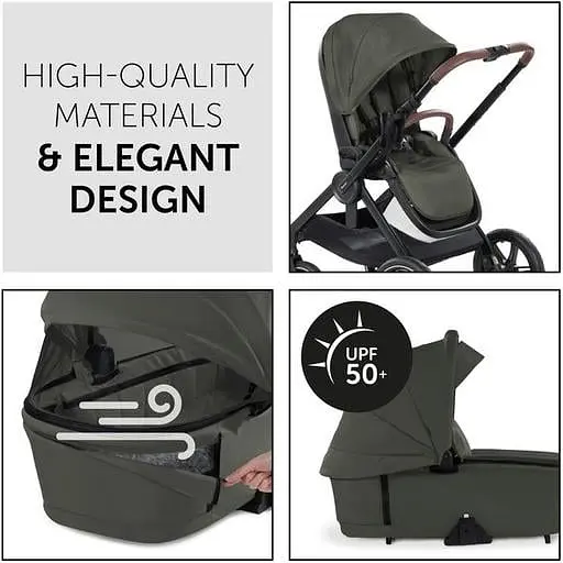 Універсальна коляска 2 в 1 Hauck Walk N Care Air Dark Olive, темно-оливковий (16549-2) - фото 6